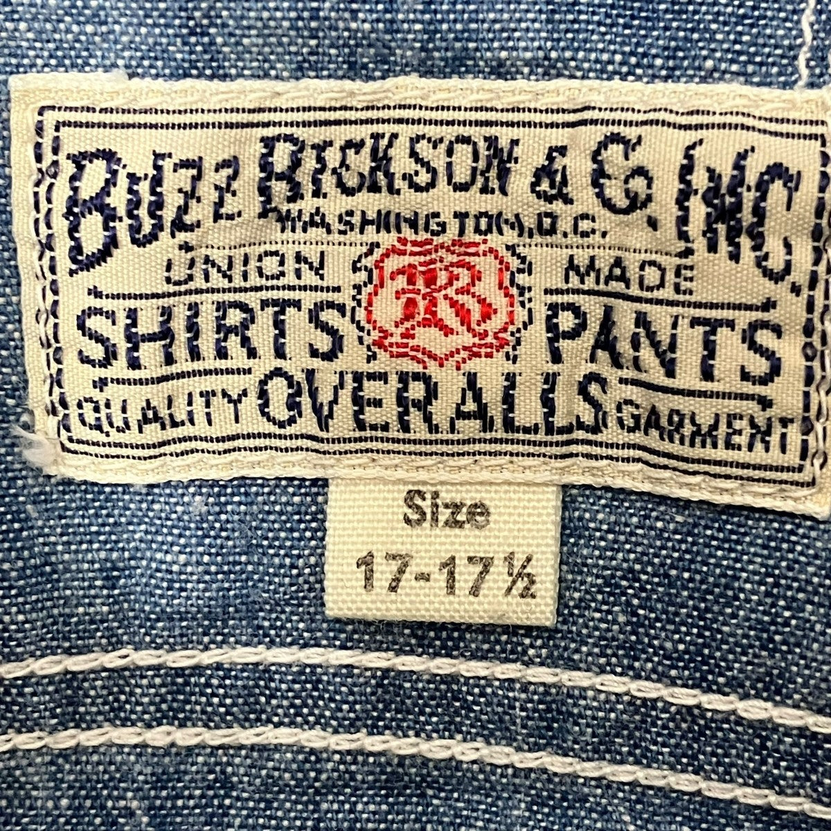BLUE CHAMBRAY WORK SHIRT長袖シャツBR25995
