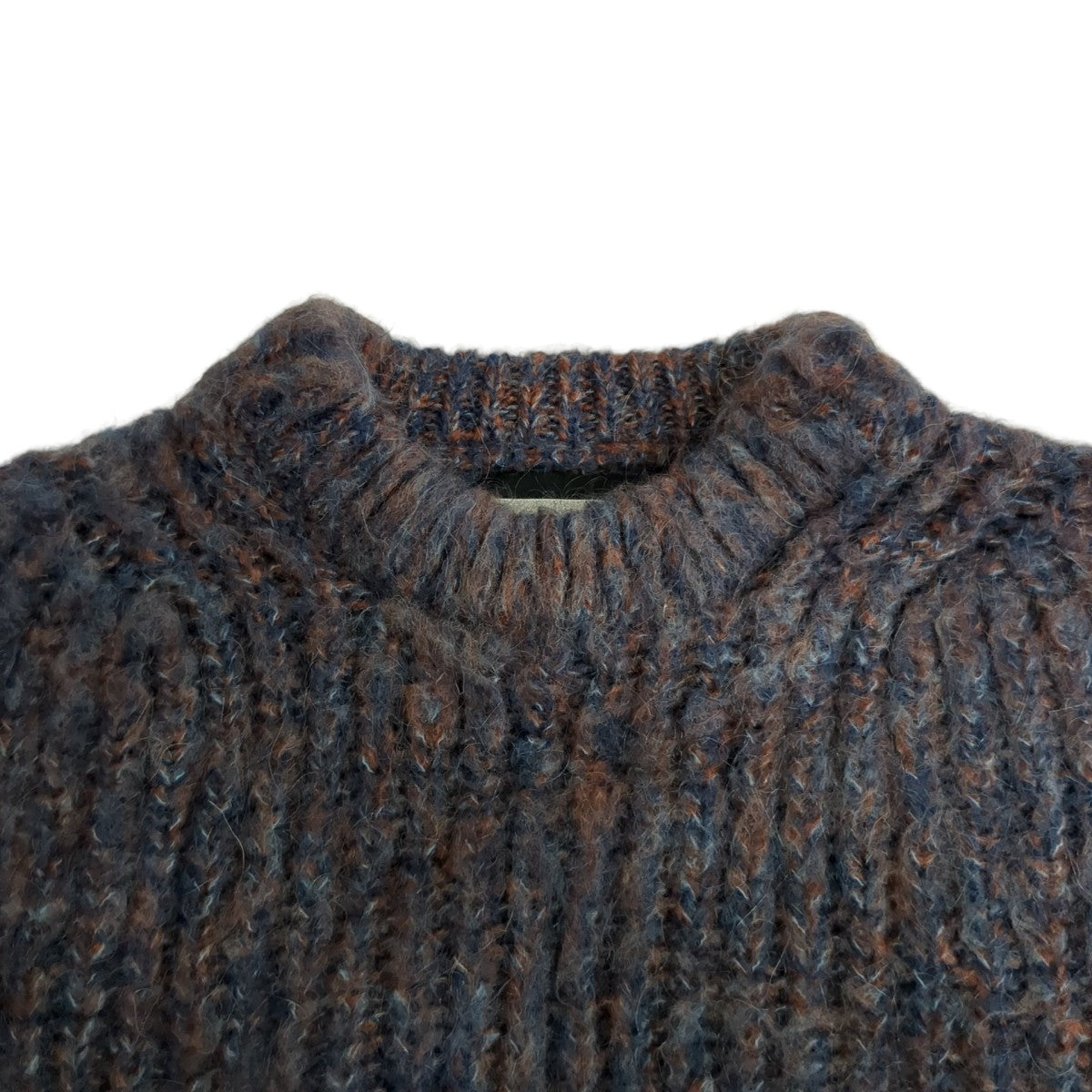 MAISON SPECIAL 23AWMourine Brushed Kid Mohair Crew Neck Knit Pulloverセーター11232361301 古着・中古-3枚目のアイテム画像