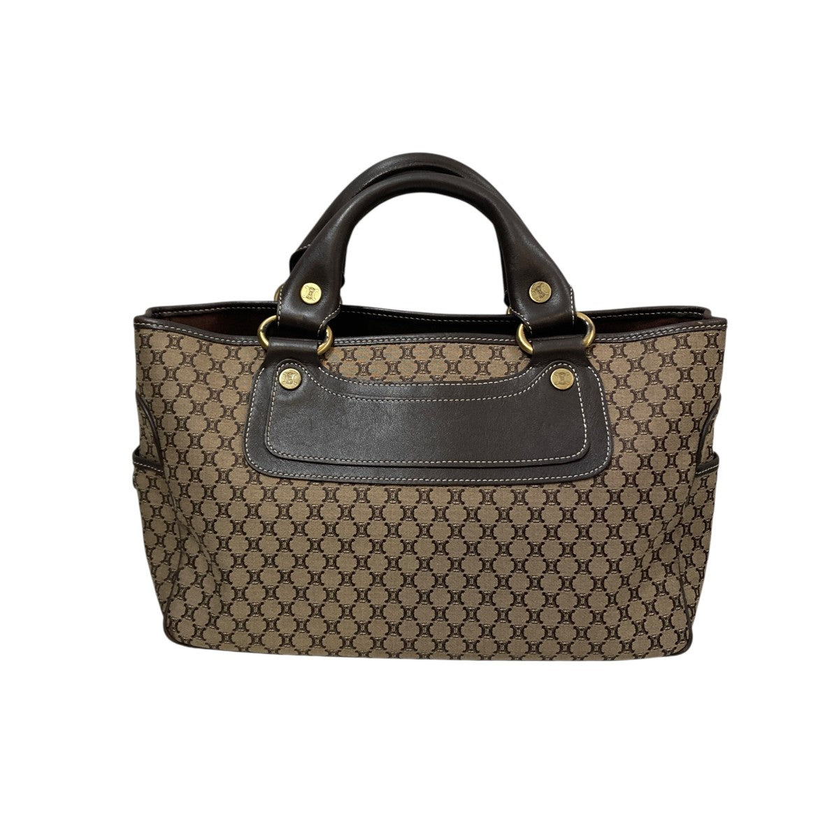 CELINE ブギーバッグマカダム柄ハンドバッグ 古着・中古-1枚目のアイテム画像