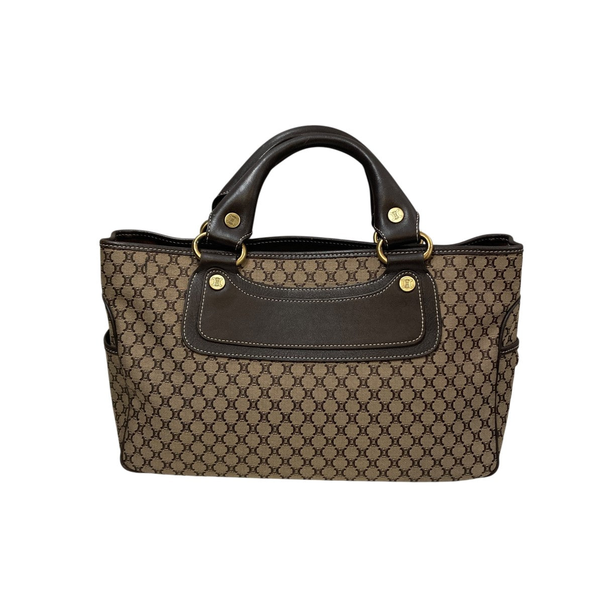 CELINE ブギーバッグマカダム柄ハンドバッグ 古着・中古-2枚目のアイテム画像
