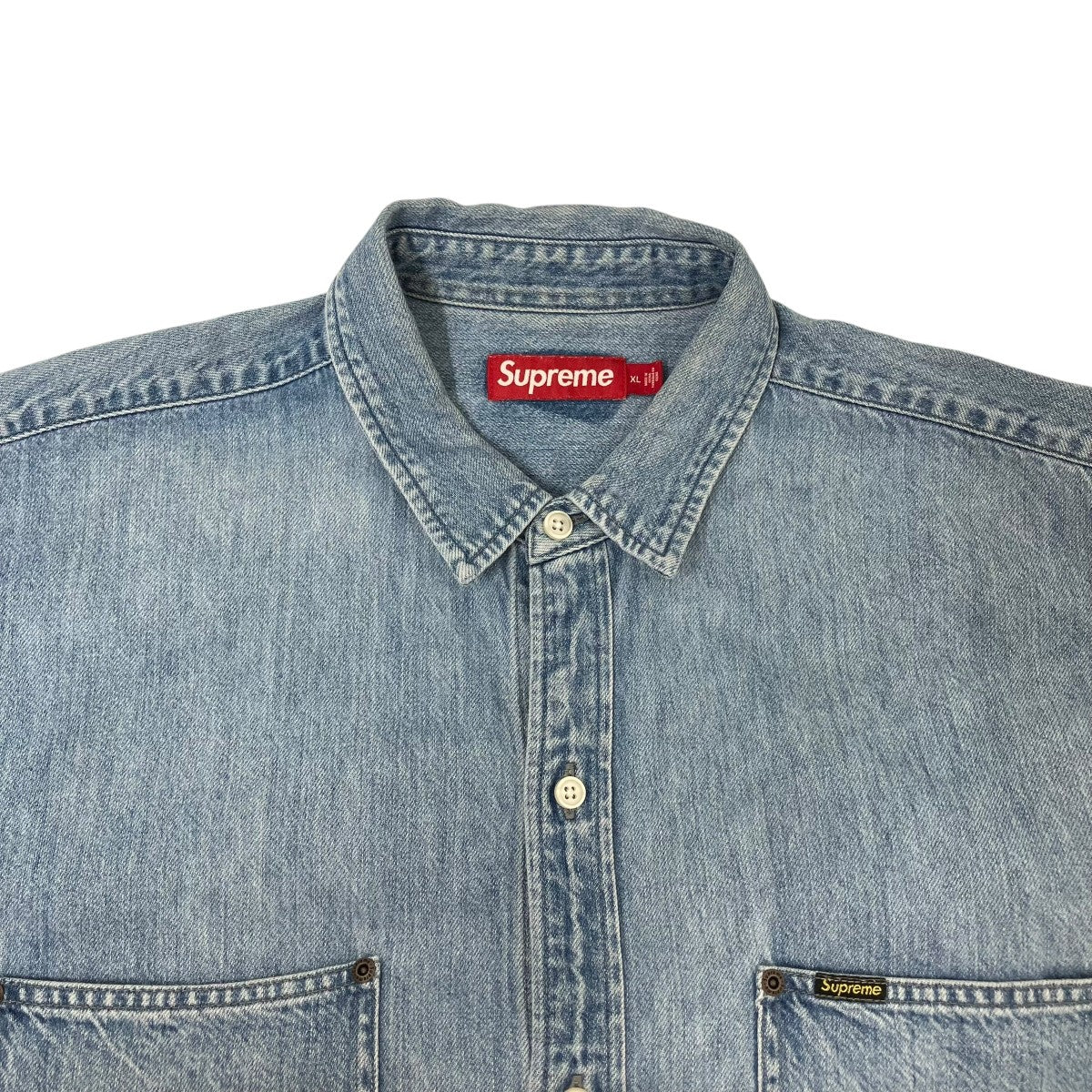 半袖シャツLoose Fit Denim painter Shirt