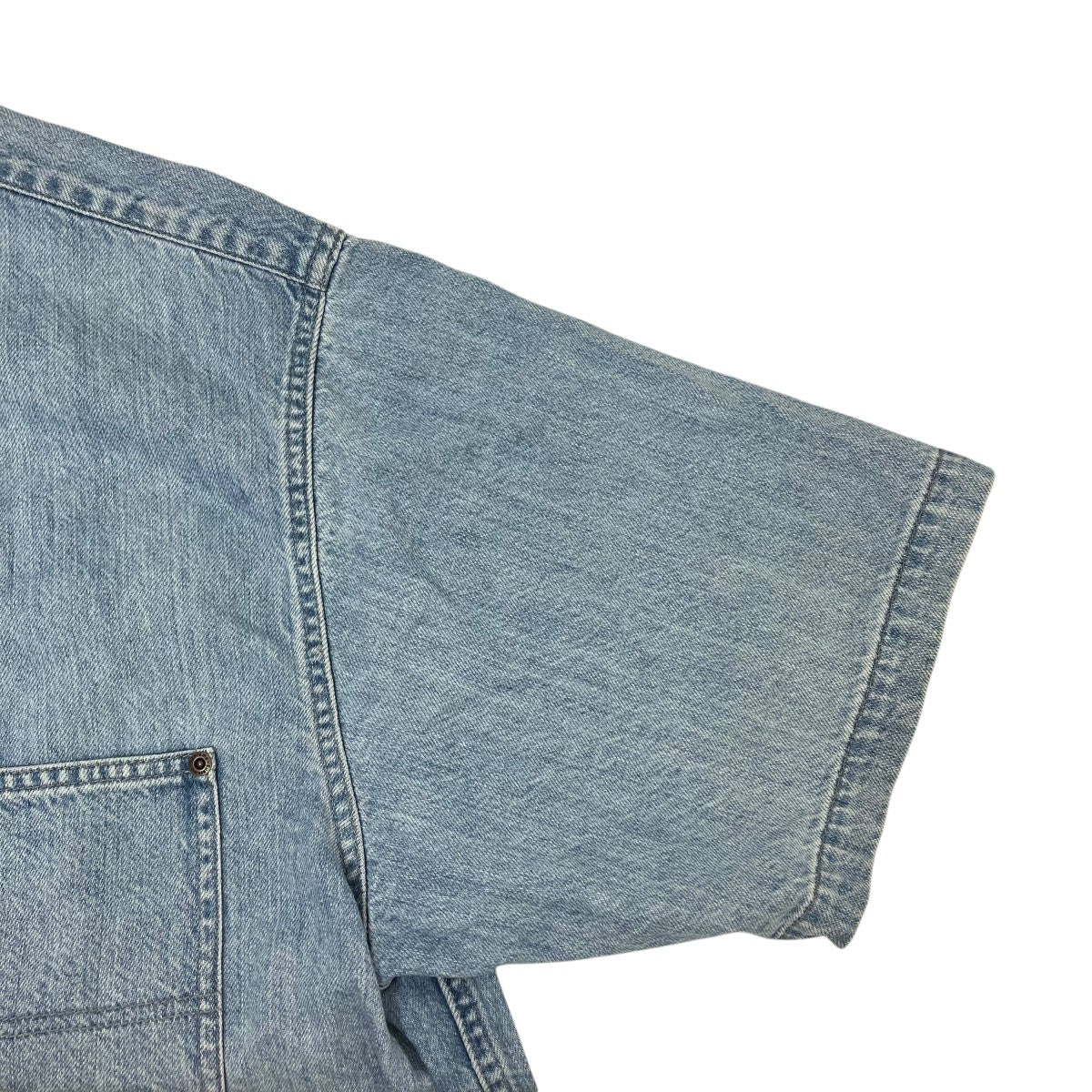 半袖シャツLoose Fit Denim painter Shirt