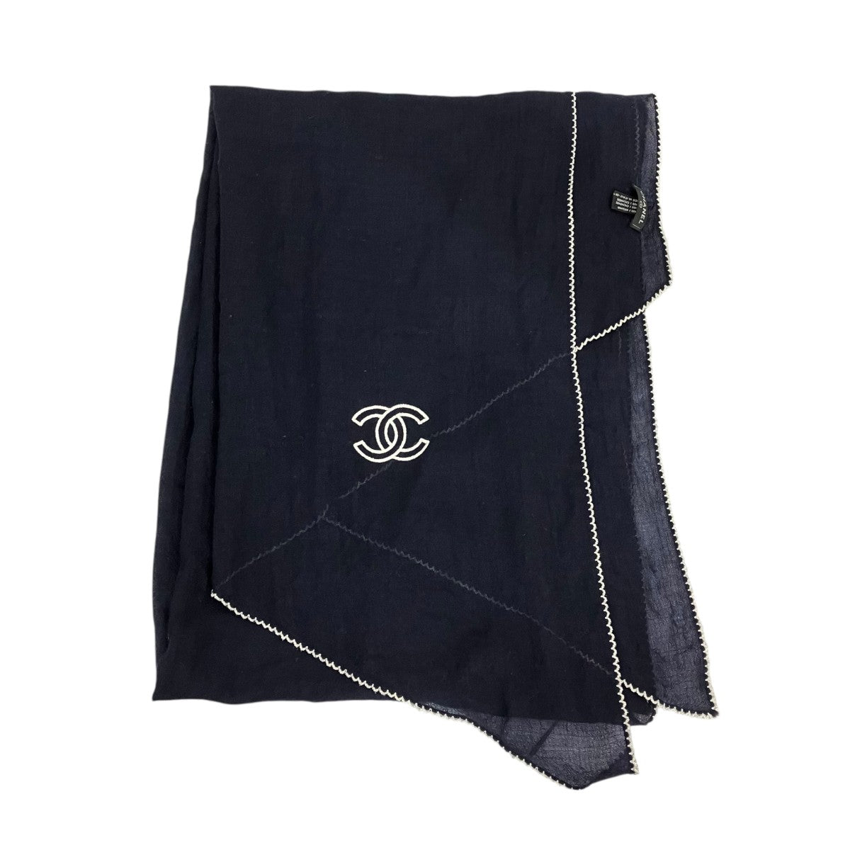 CHANEL カシミヤストール 古着・中古-1枚目のアイテム画像