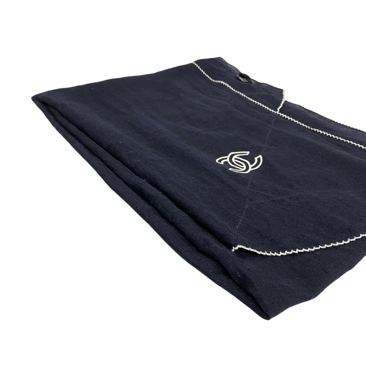 CHANEL カシミヤストール 古着・中古-2枚目のアイテム画像
