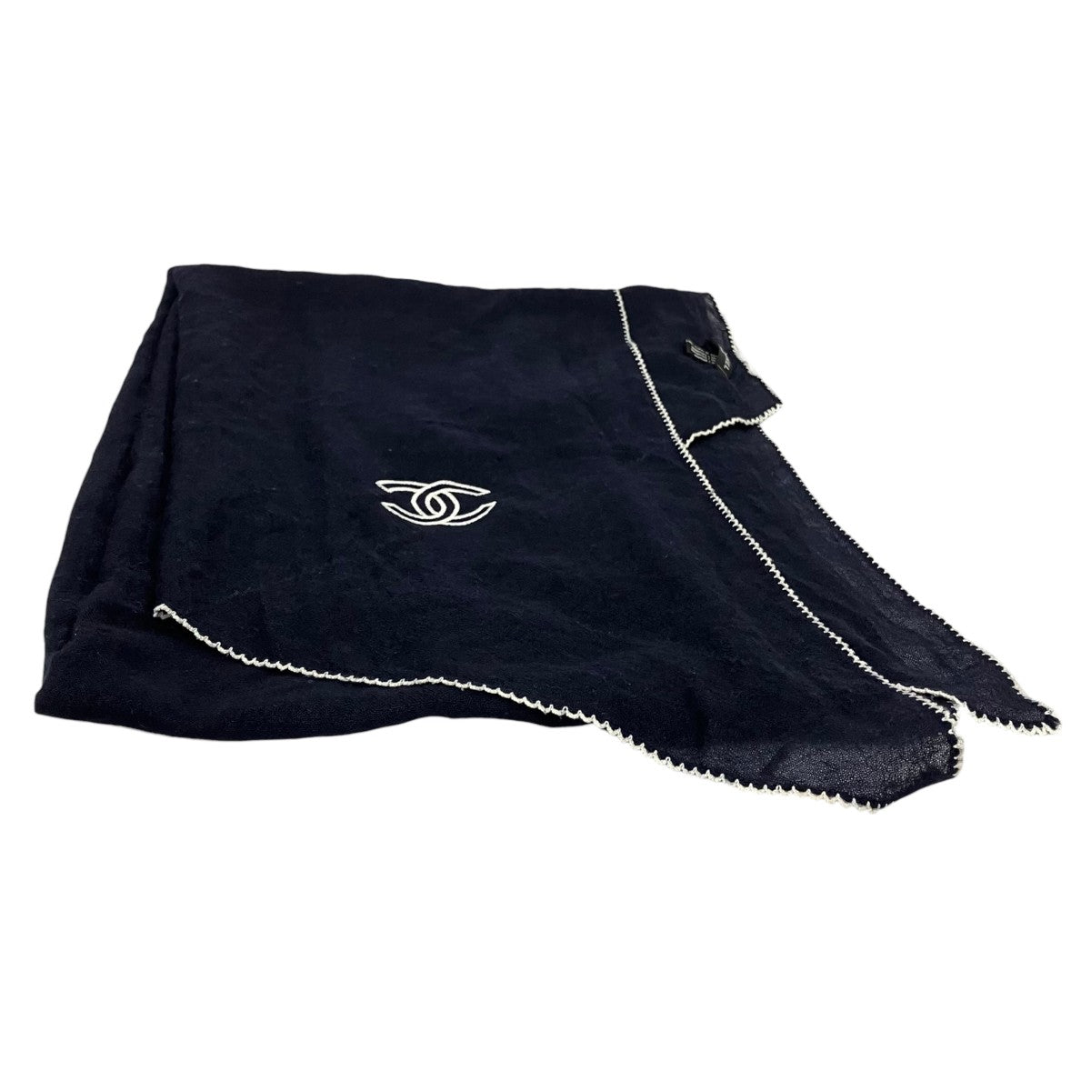CHANEL カシミヤストール 古着・中古-3枚目のアイテム画像