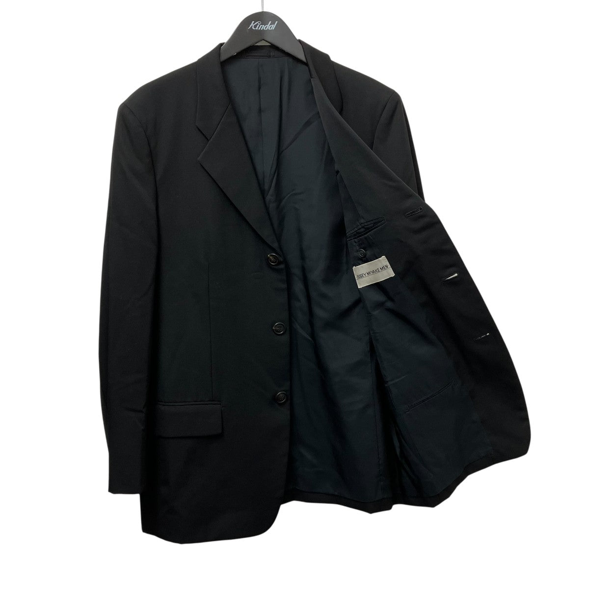 ISSEY MIYAKE セットアップスーツME73-FD210 古着・中古-3枚目のアイテム画像