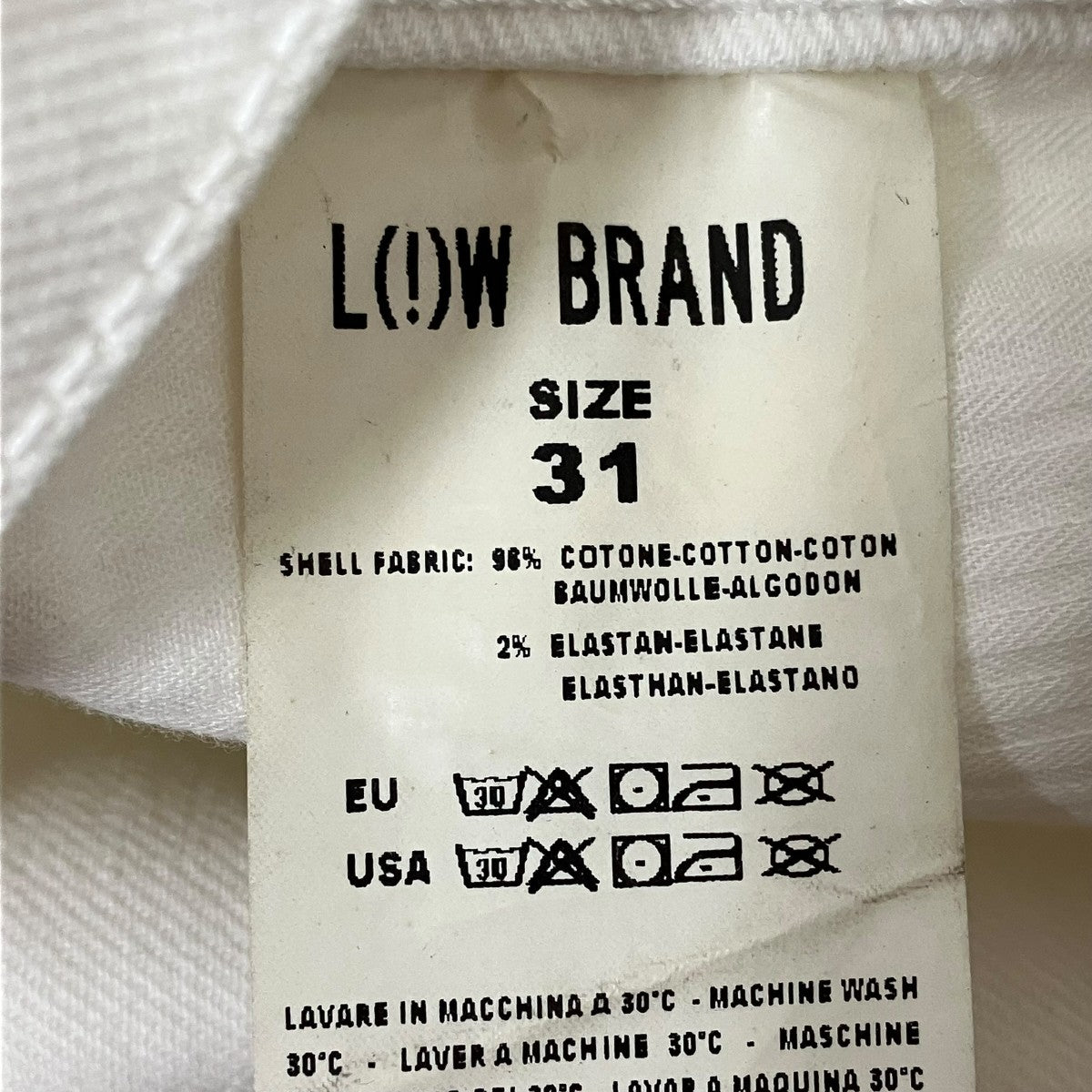 LOW BRAND デニムパンツ 古着・中古-7枚目のアイテム画像