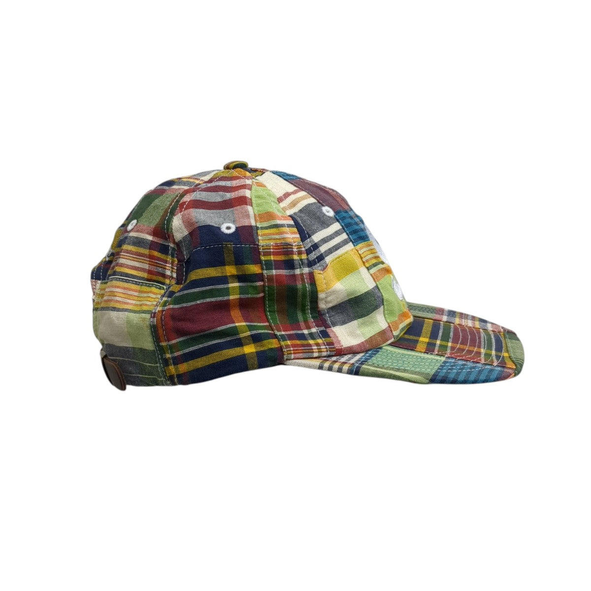 Supreme 19SSPatchwork Madras S Logo 6-Panelキャップ 古着・中古-4枚目のアイテム画像