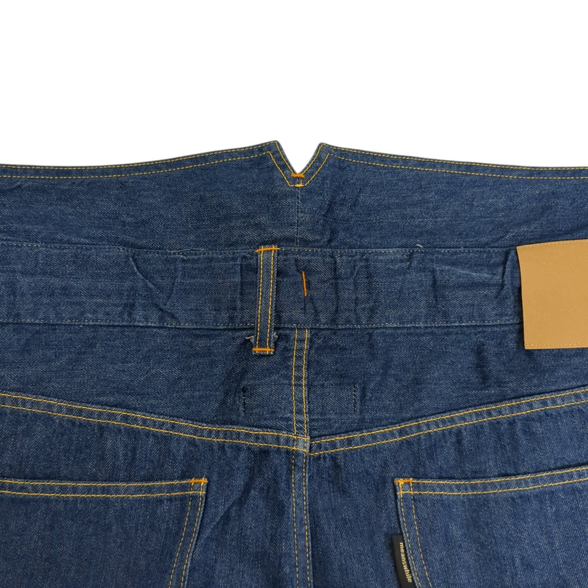 23SSDenim Wrap PT IndigoデニムパンツMW-PT23101