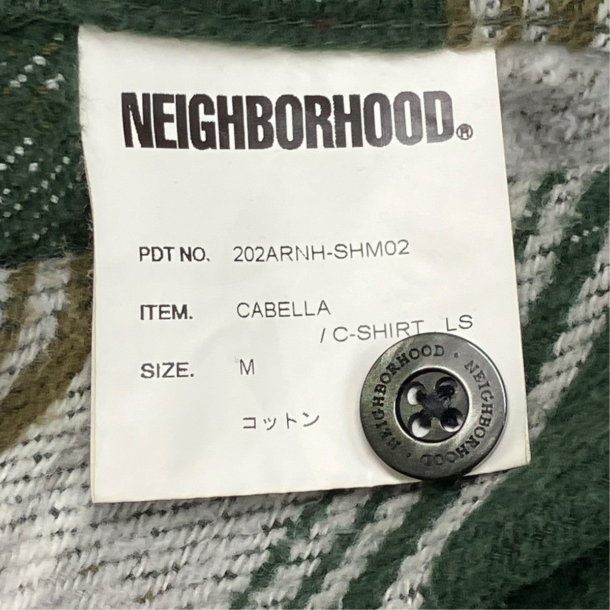 NEIGHBORHOOD 20AWCABELLA C-SHIRT ． LS長袖シャツ202ARNH-SHM02 古着・中古-7枚目のアイテム画像