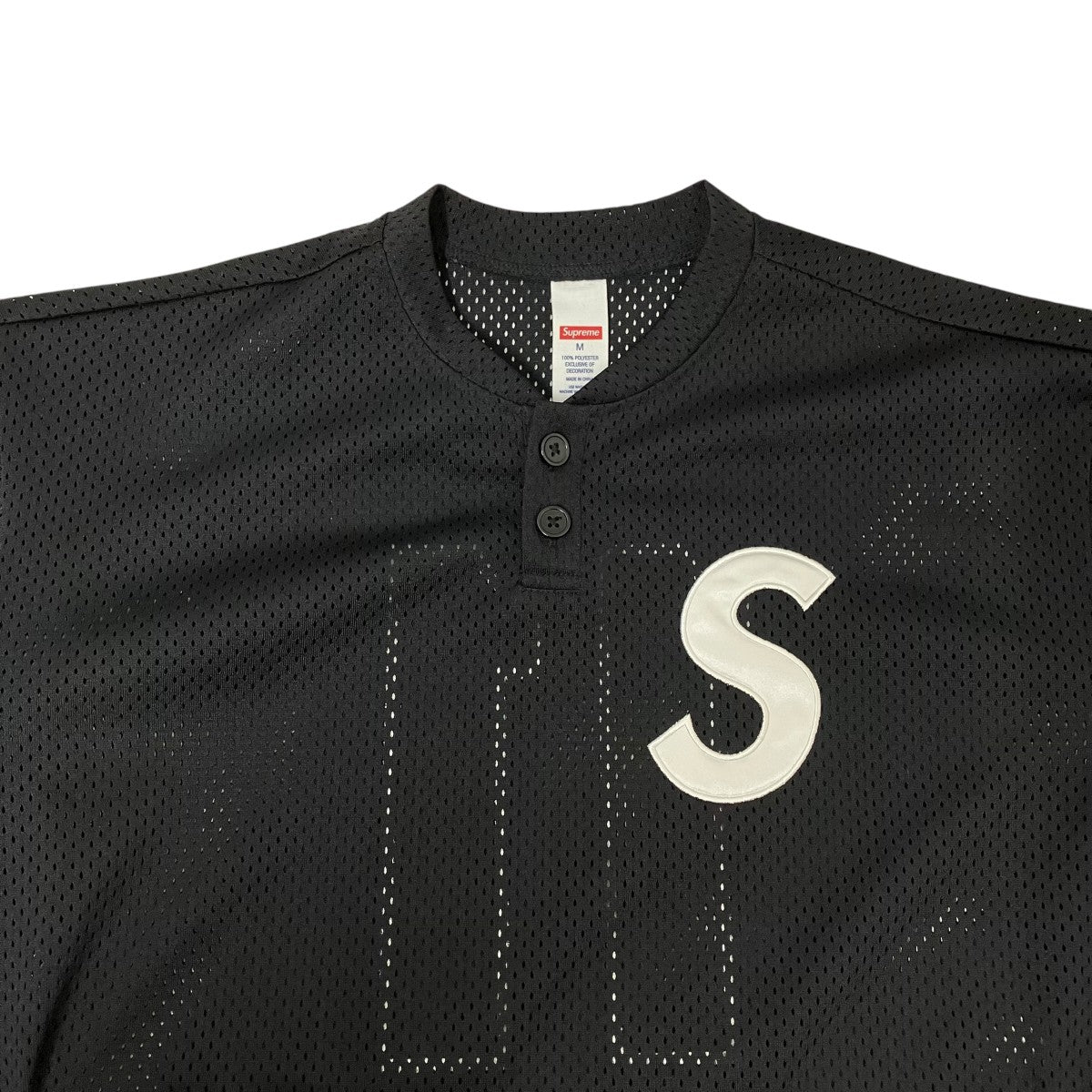 S LOGO Baseball HenleyTシャツ