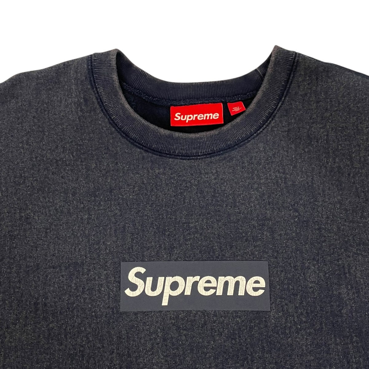 Supreme Washed Box Logo Crewneckスウェット 古着・中古-3枚目のアイテム画像