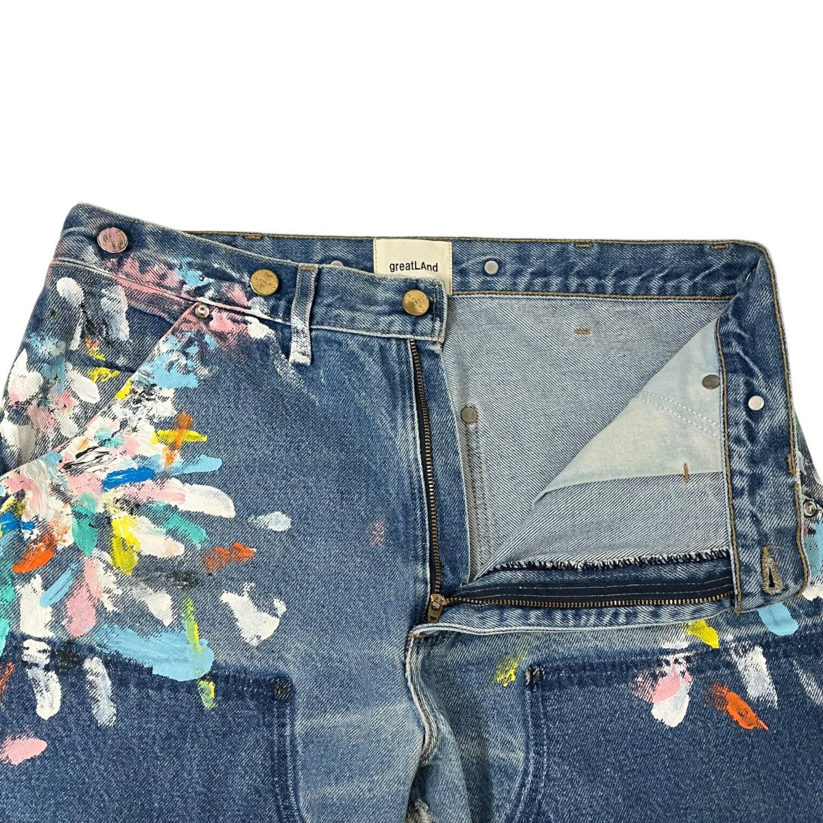 Great Land リメイクパンツデニムパンツ 古着・中古-4枚目のアイテム画像