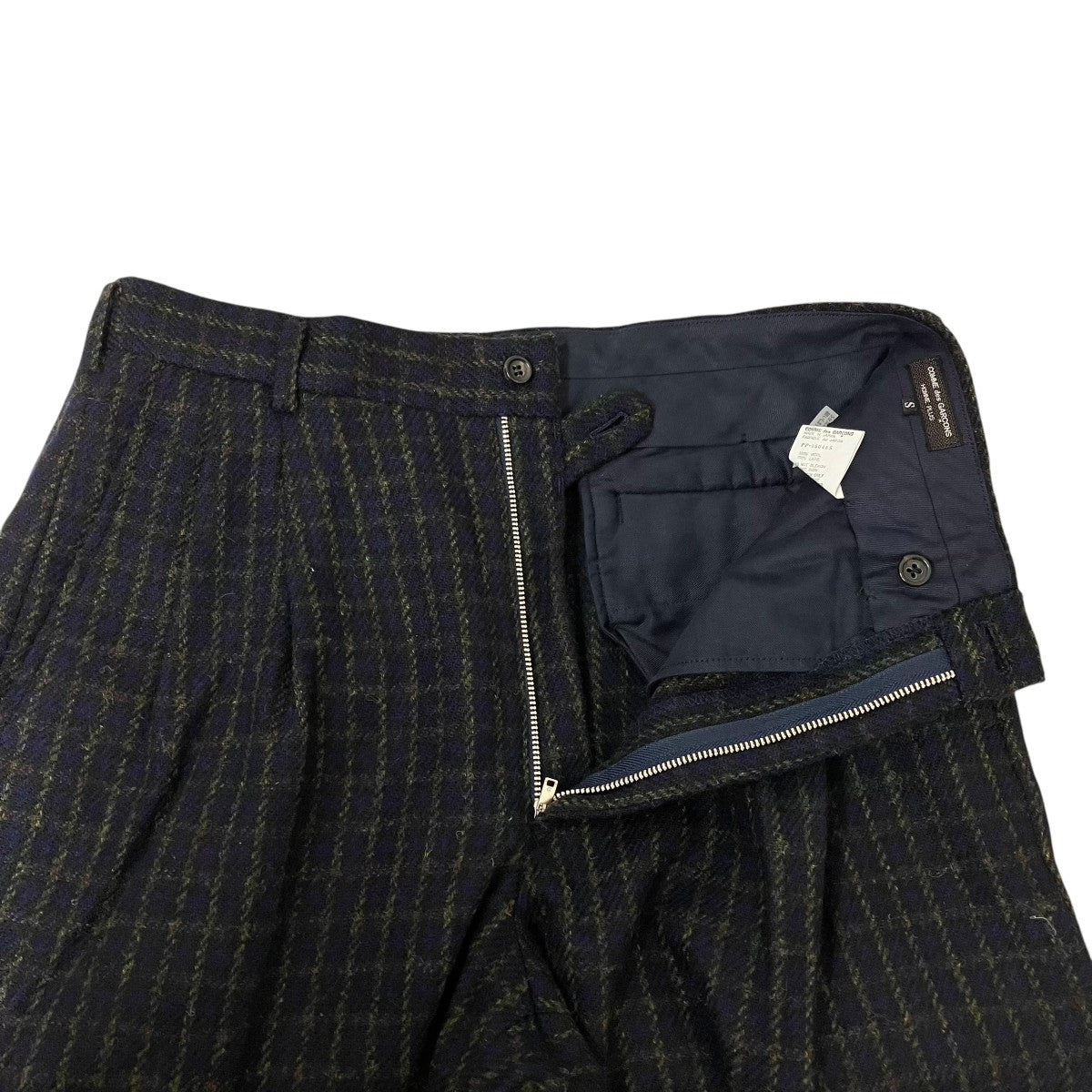 COMME des GARCONS HOMME PLUS チェックウールパンツPP-05046S 古着・中古-4枚目のアイテム画像