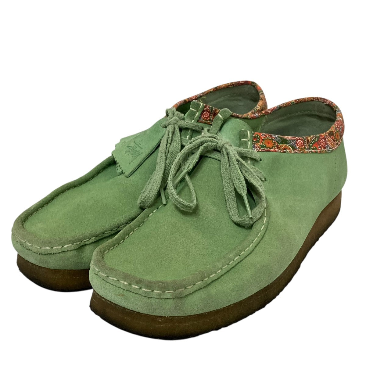 CLARKS×stussy Wallabeeシューズ 古着・中古-1枚目のアイテム画像