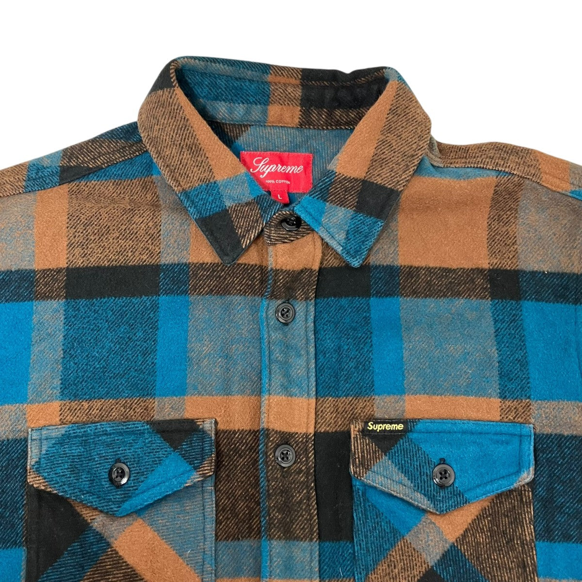 Supreme Heavyweight Flannel Shirtチェックシャツ 古着・中古-3枚目のアイテム画像