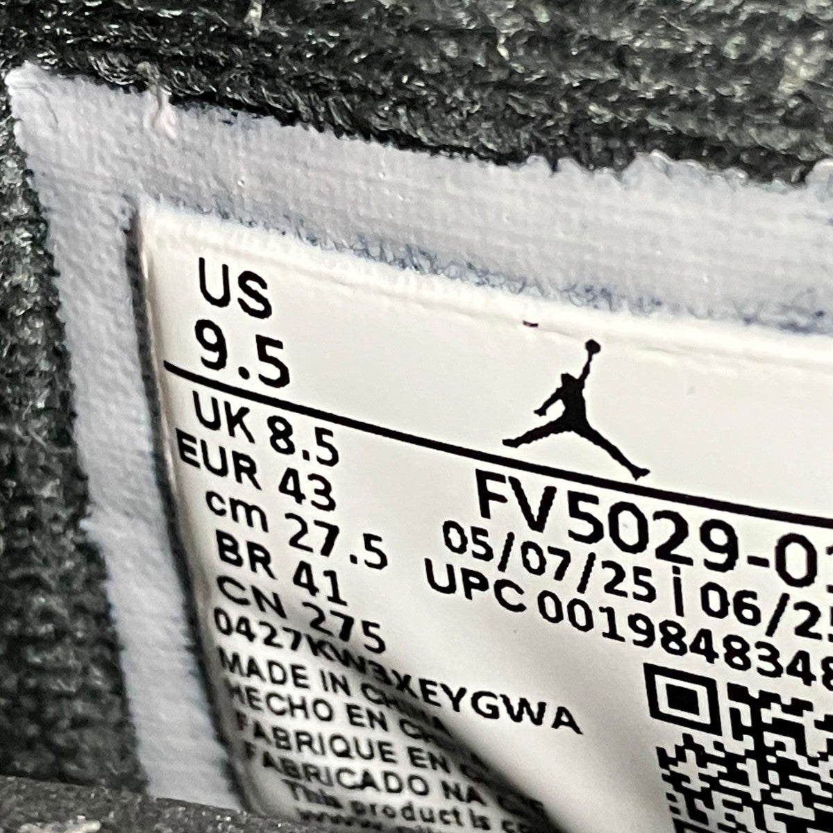 Nike Air Jordan 4 Retro OG Black CatスニーカーFV5029-010