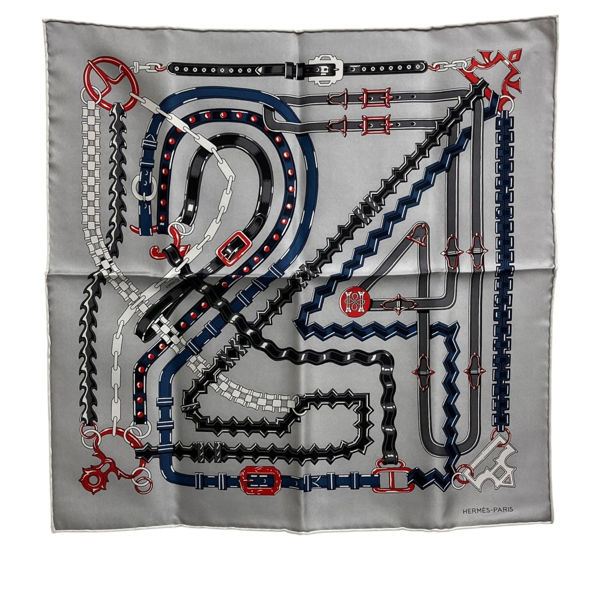 24Brides et Chaines Pocket Square45スカーフ