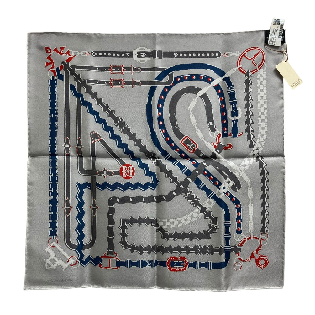 24Brides et Chaines Pocket Square45スカーフ