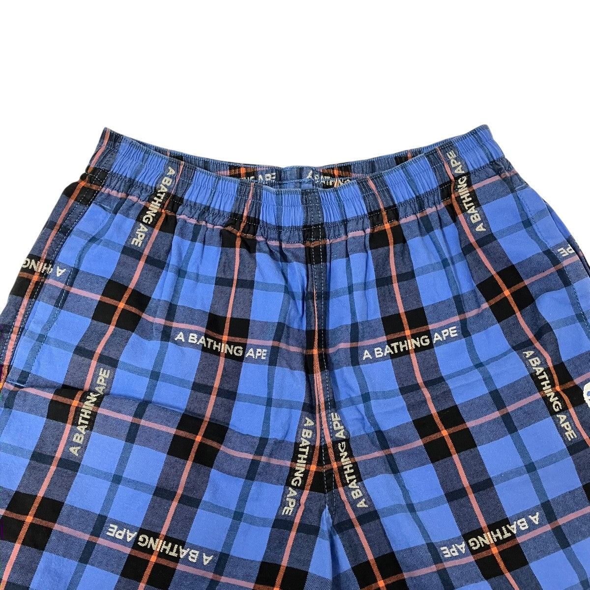 A BATHING APE チェックハーフパンツ001SPI301002M 古着・中古-3枚目のアイテム画像