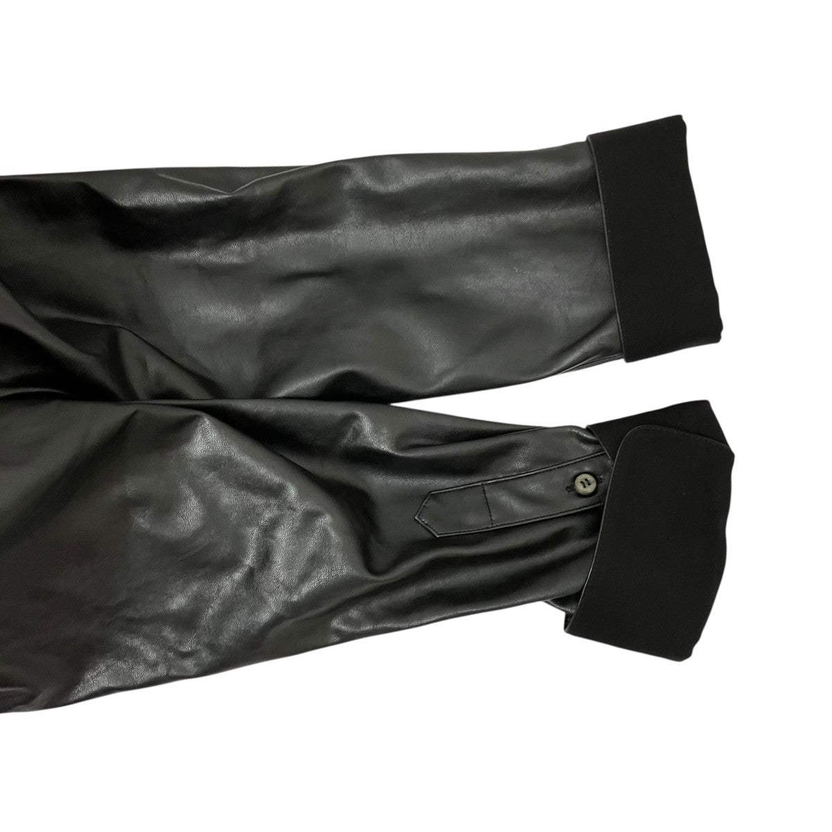 Synthetic Leather Oversizedレザーシャツ2002-SH05-M203