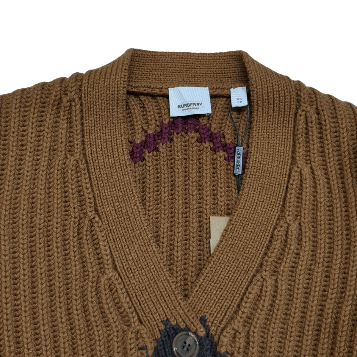BURBERRY(バーバリー) DARK BIRCH BROWNカーディガン8055730 8055730