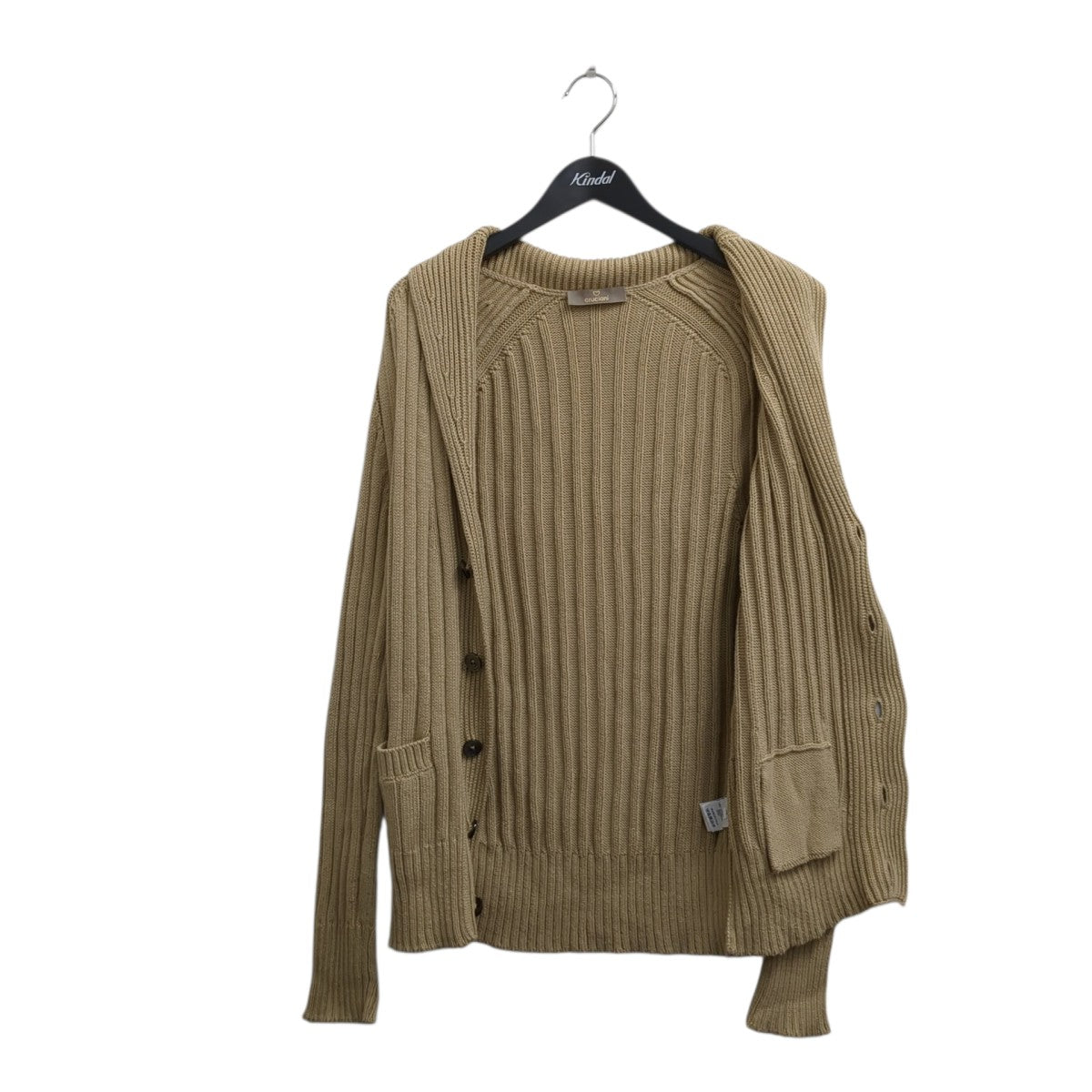 CRUCIANI 厚手カーディガンCU17.030 古着・中古-2枚目のアイテム画像