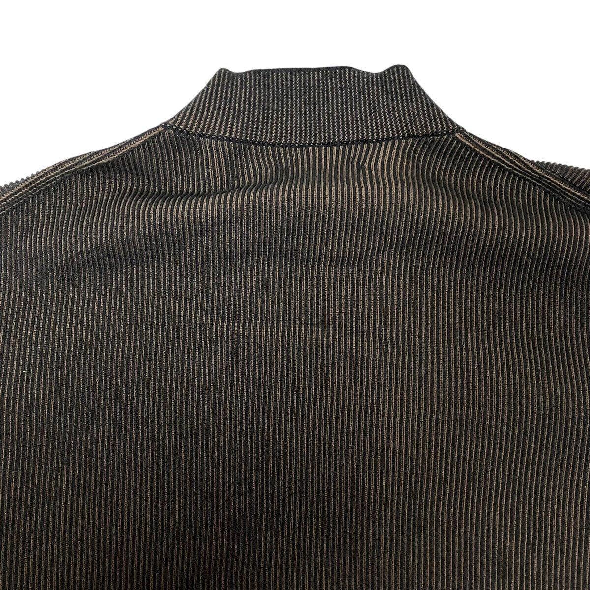AUBERGE 26SSCOTTON DOUBLE KNIT CARDIGAN JACKET GUNTERリブニット 古着・中古-4枚目のアイテム画像
