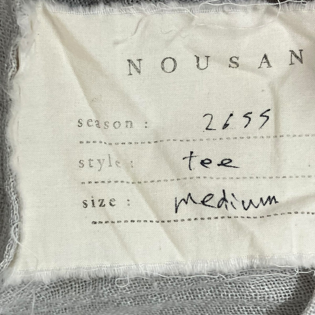 NOUSA 26SS半袖カットソー 古着・中古-6枚目のアイテム画像