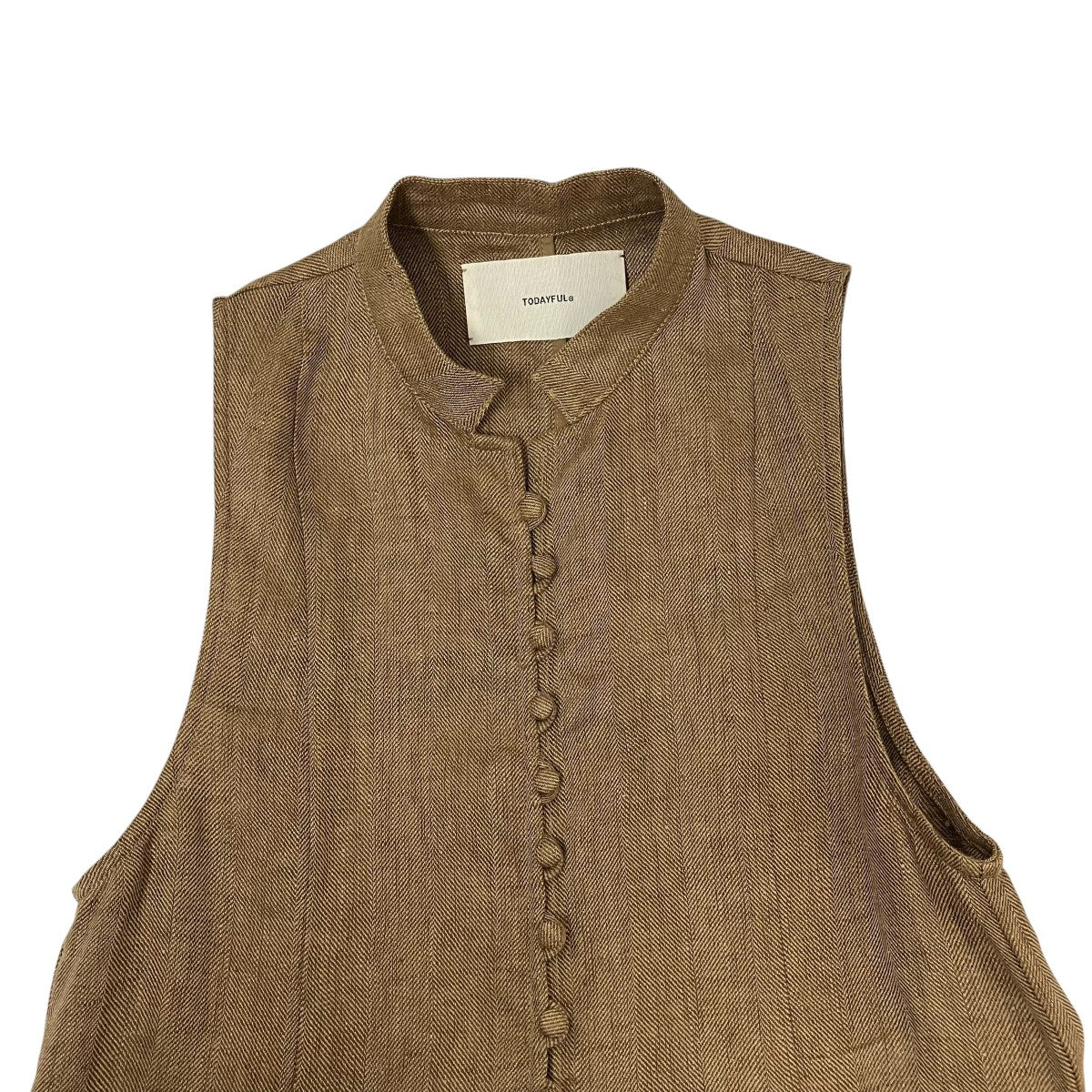TODAYFUL Herringbone Linen Vestワンピース12010422 古着・中古-3枚目のアイテム画像