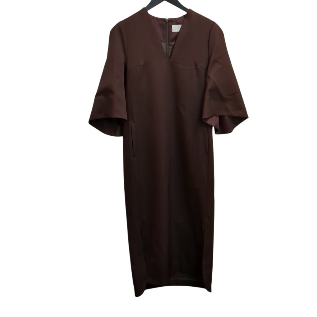 mame kurogouchi ワンピースMM20FW-DR060 Wool V-Neck Dress 古着・中古-1枚目のアイテム画像