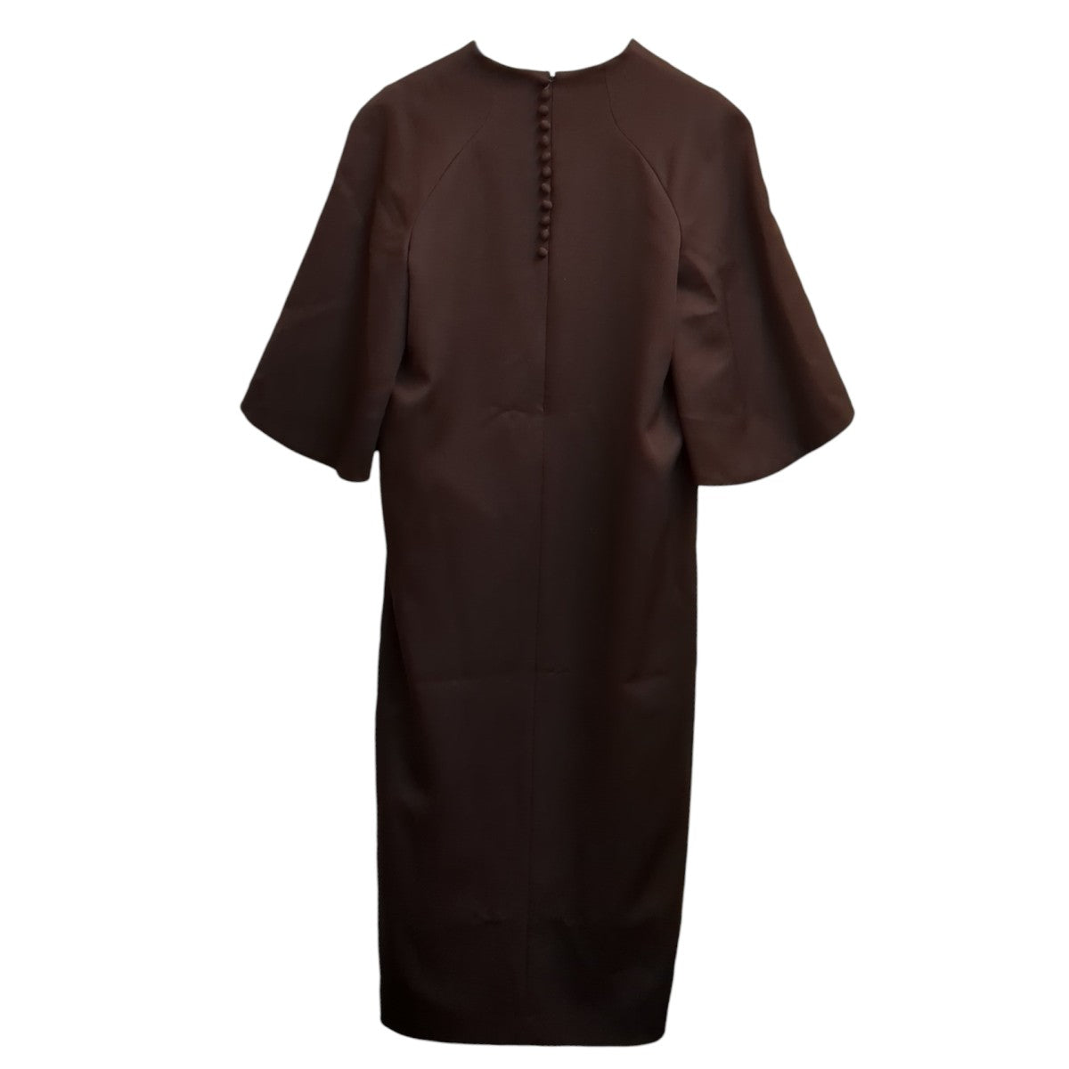 mame kurogouchi ワンピースMM20FW-DR060 Wool V-Neck Dress 古着・中古-2枚目のアイテム画像