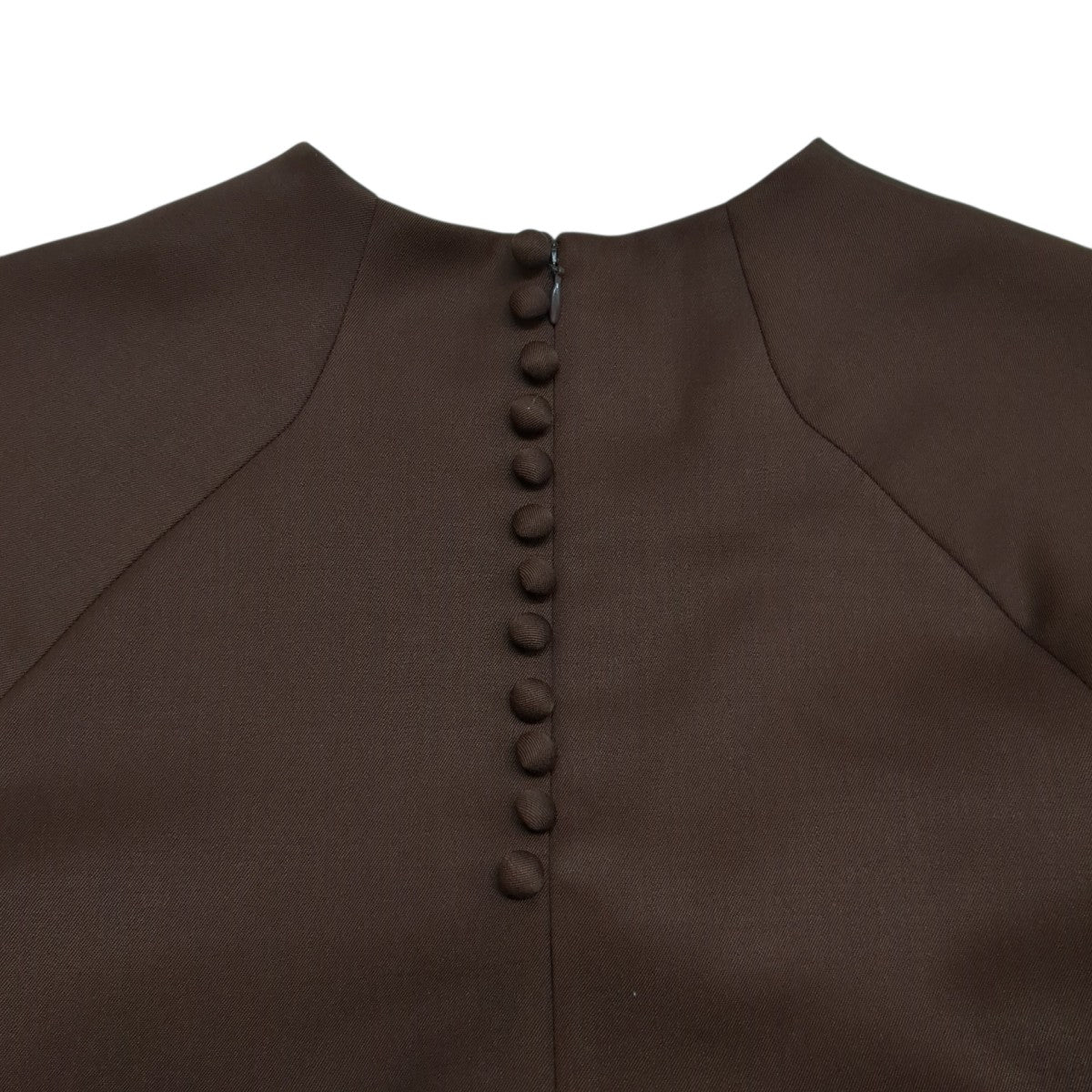 mame kurogouchi ワンピースMM20FW-DR060 Wool V-Neck Dress 古着・中古-6枚目のアイテム画像