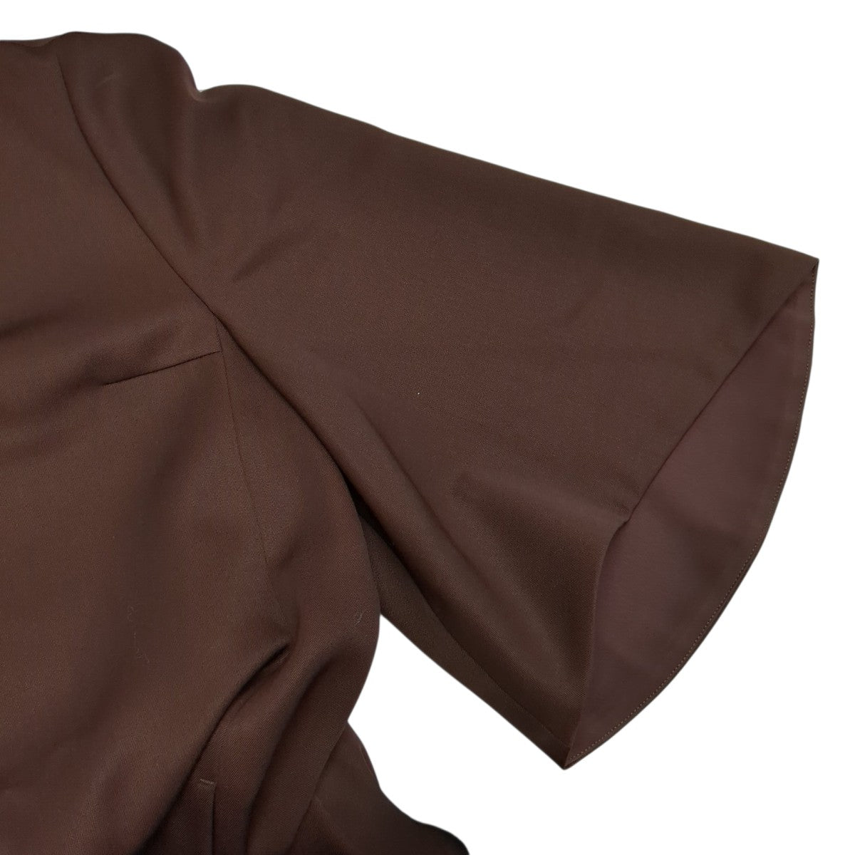 mame kurogouchi ワンピースMM20FW-DR060 Wool V-Neck Dress 古着・中古-7枚目のアイテム画像