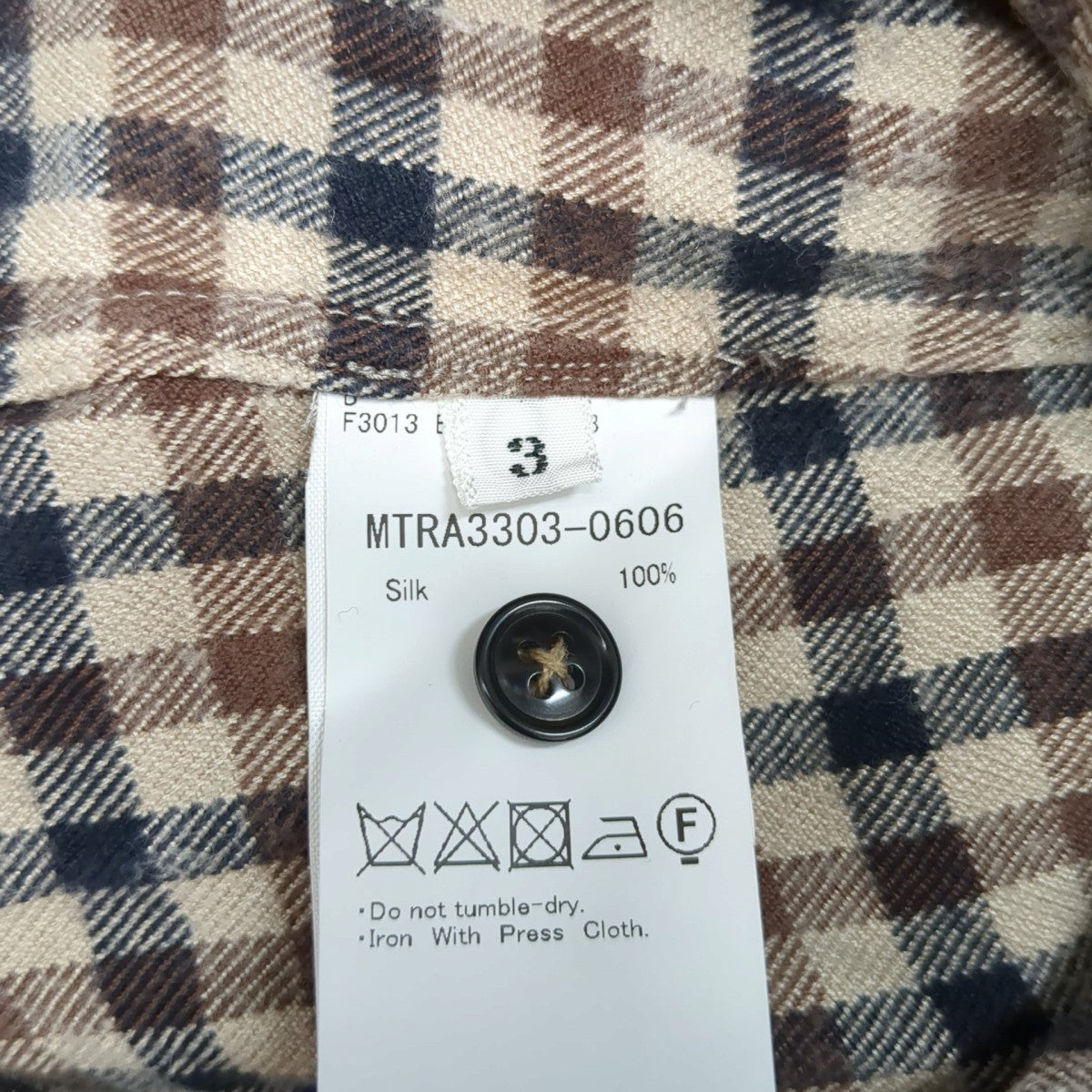 チェックシャツMTRA3303-0606