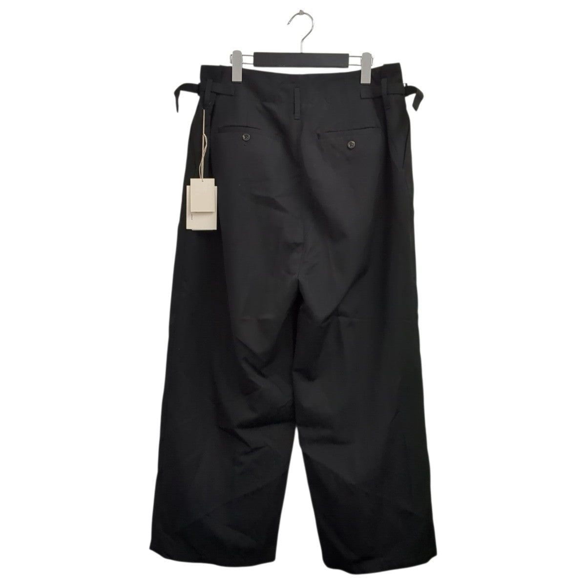 パンツANC-PT47-A WOOL DAMAGE WIDE SLACKS