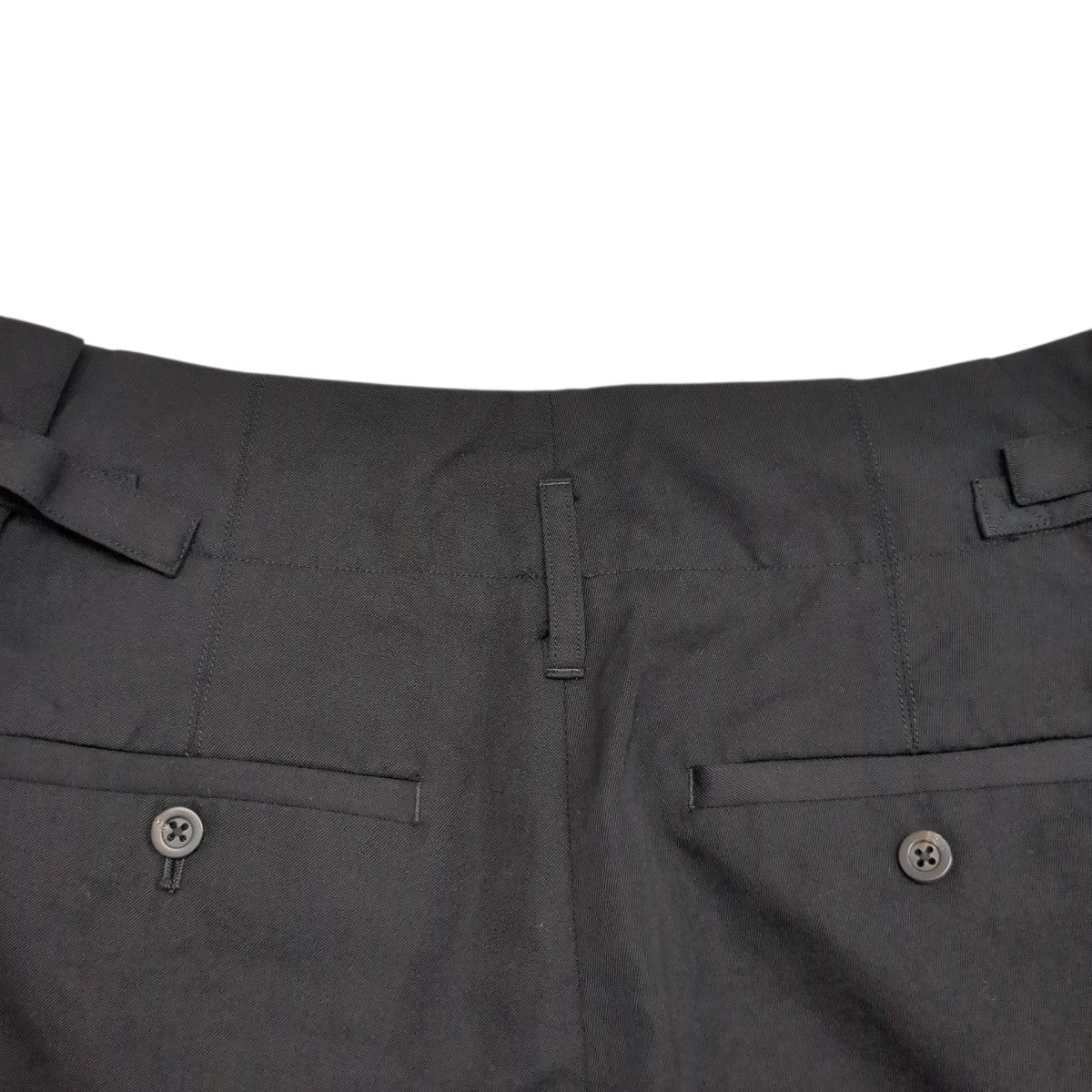 パンツANC-PT47-A WOOL DAMAGE WIDE SLACKS