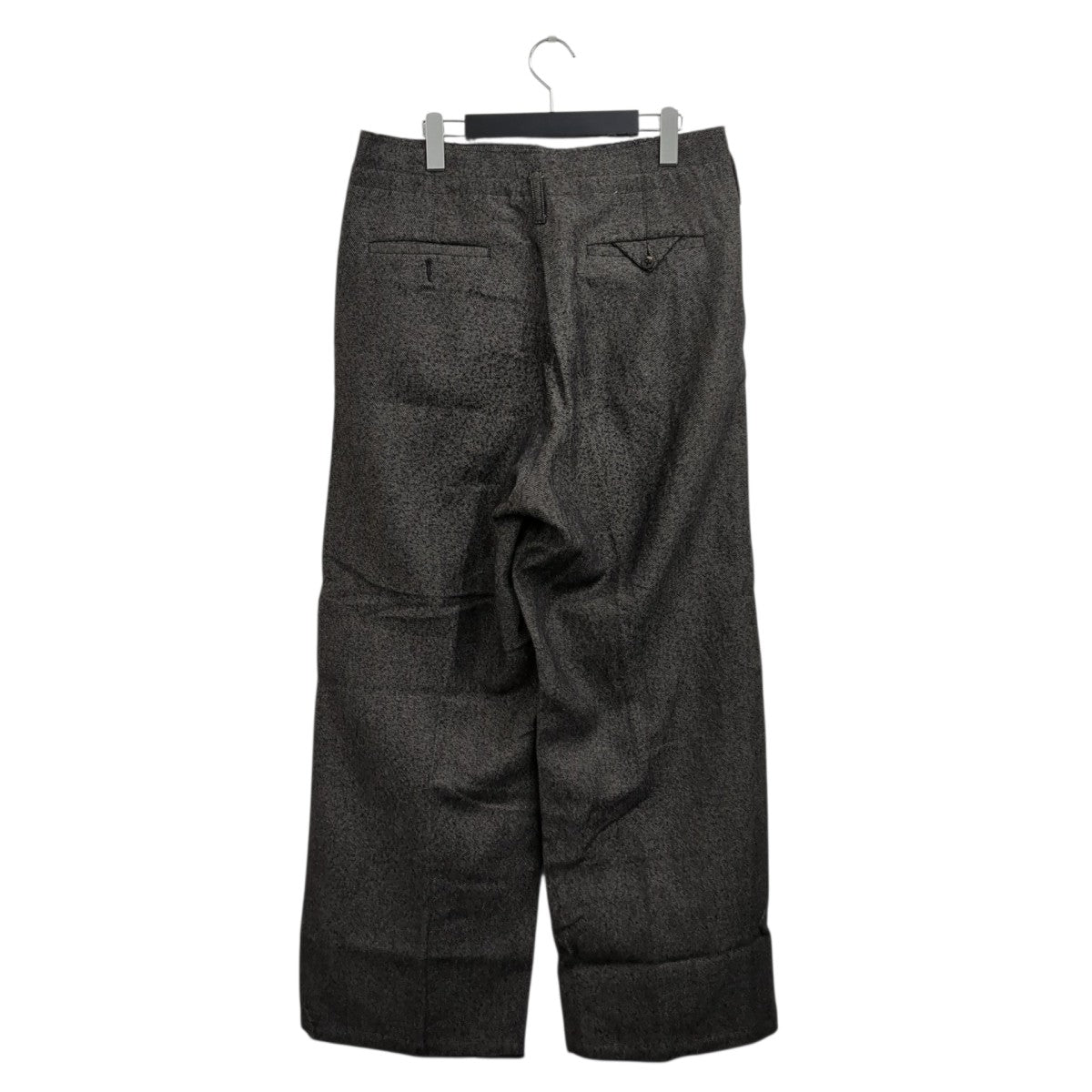 スラックスANC-PT94 SHRINK WOOL WIDE SLACKS