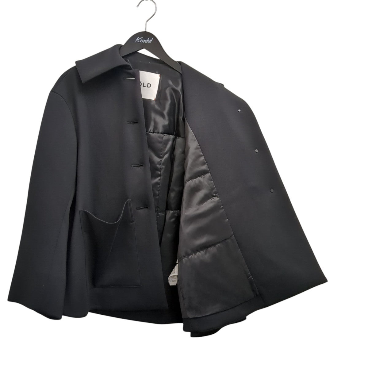 ENFOLD FLAT-COLLAR SILHOUETTE COATコート300HS230-0000 古着・中古-3枚目のアイテム画像