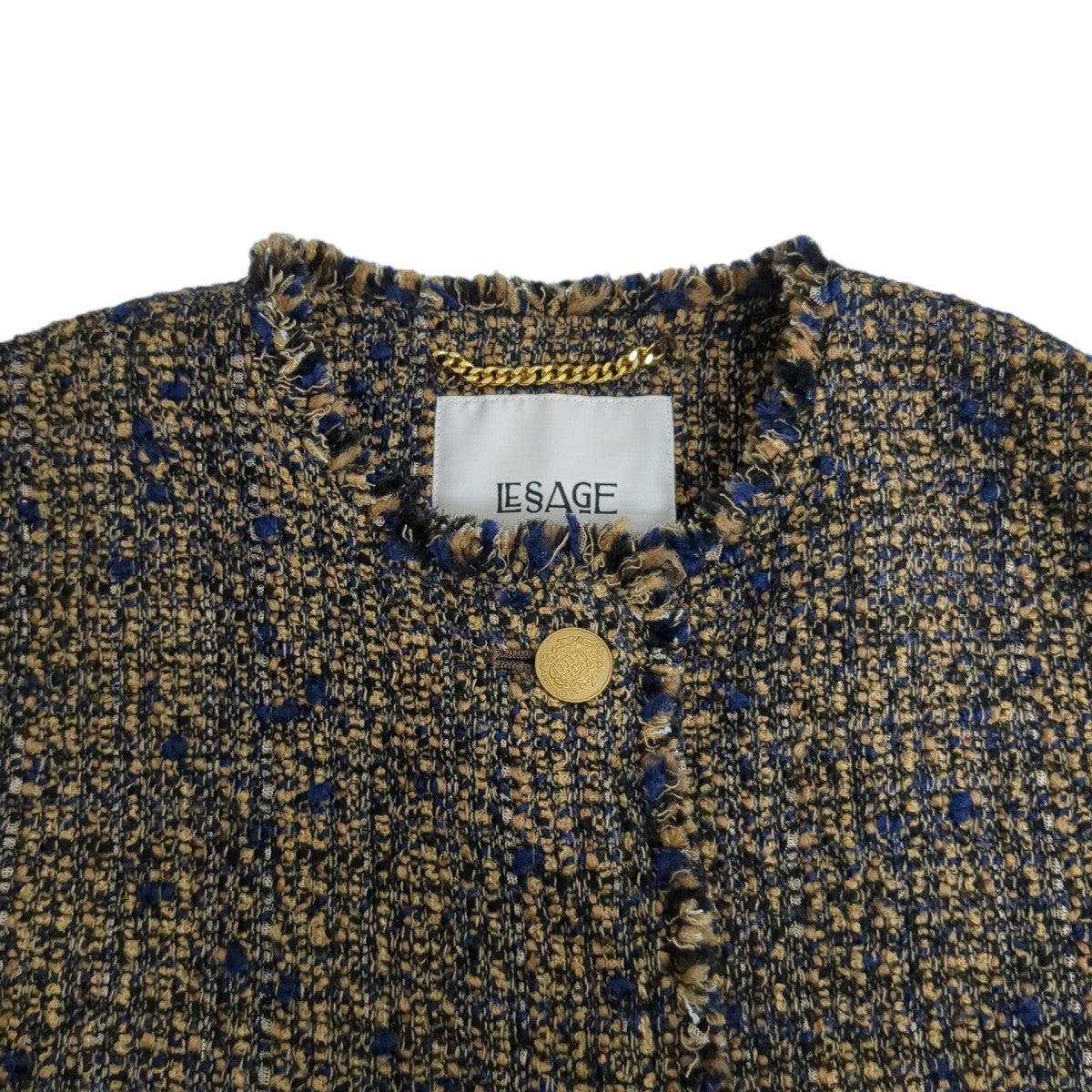 journal standard L’essage GIOLICAツイードWIDEジャケットツイードジャケット25010370050030 古着・中古-4枚目のアイテム画像