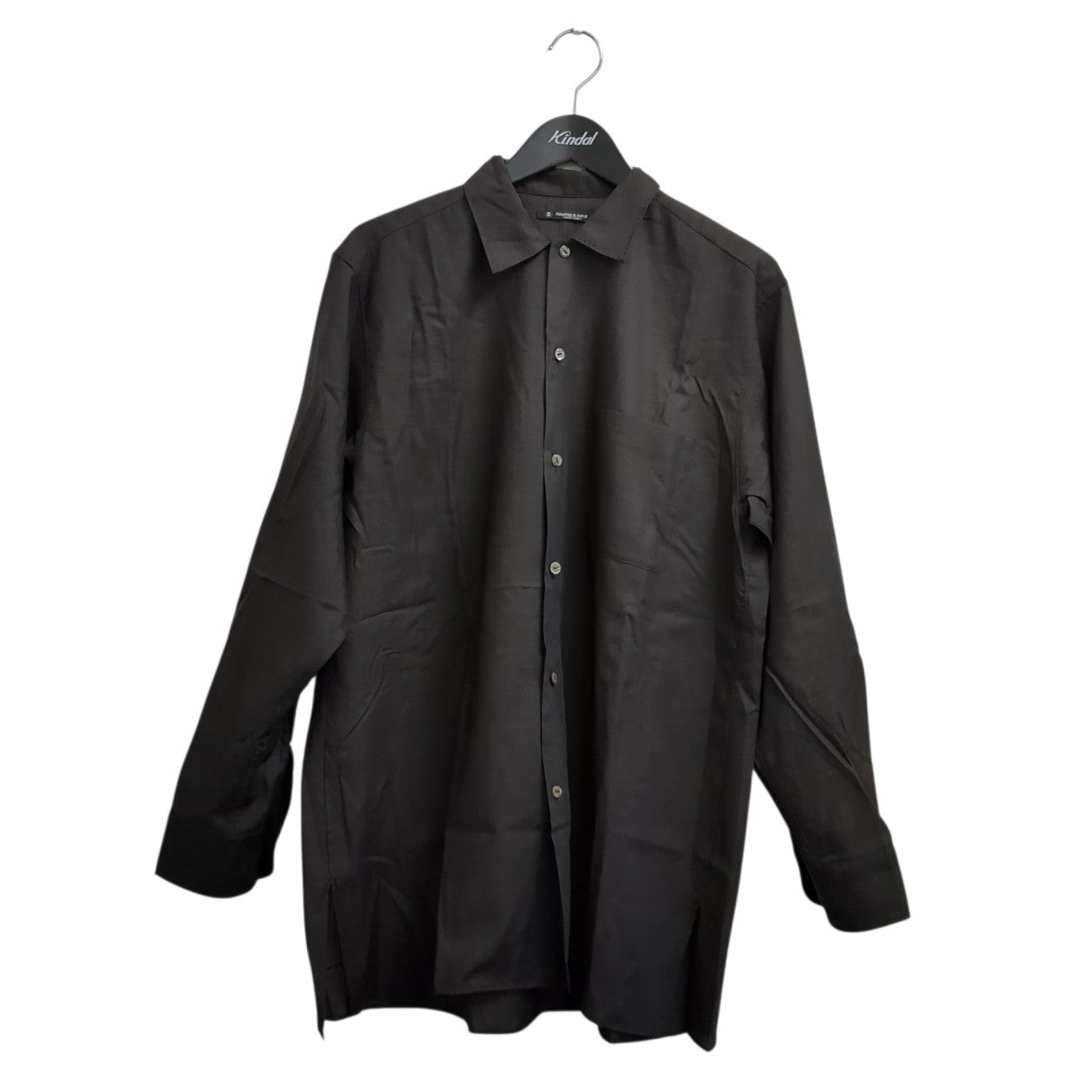MAATEE＆SONS 24SSWOOL ONE PIECE COLLAR SHIRTS長袖シャツMT4103-0609 古着・中古-1枚目のアイテム画像