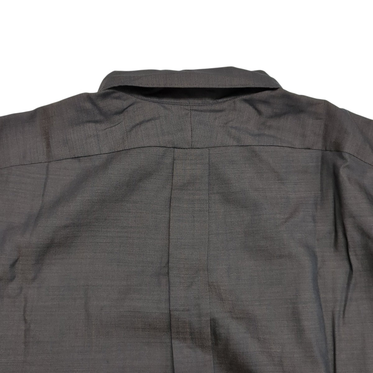MAATEE＆SONS 24SSWOOL ONE PIECE COLLAR SHIRTS長袖シャツMT4103-0609 古着・中古-4枚目のアイテム画像