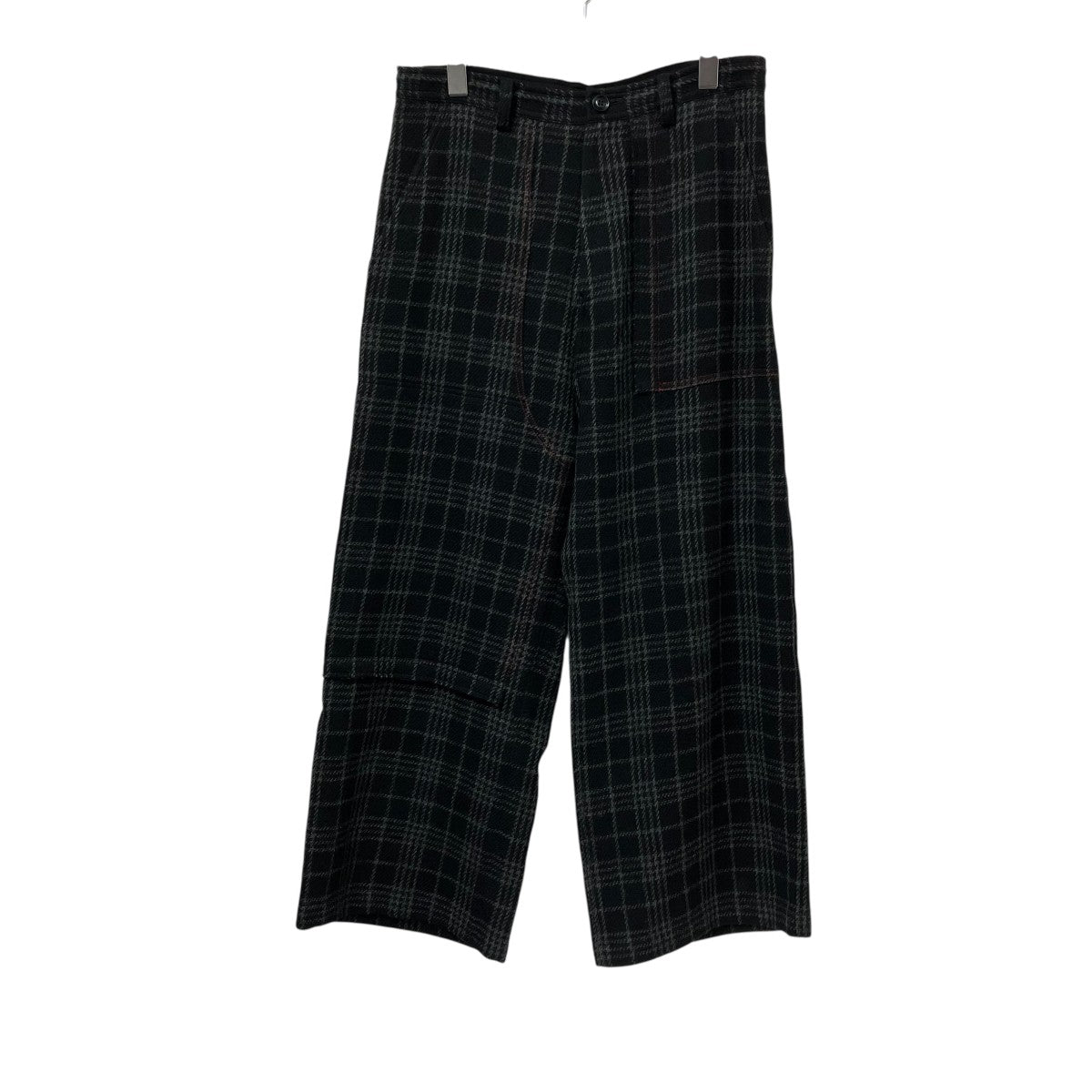 CHECK RED STITCH LONG STRAIGHT PANTSチェックパンツYO-P22-112