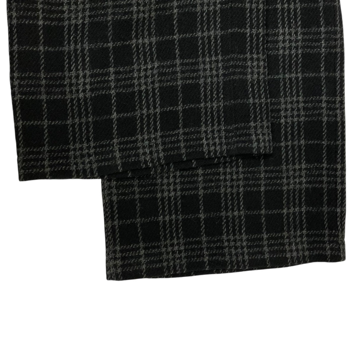 CHECK RED STITCH LONG STRAIGHT PANTSチェックパンツYO-P22-112