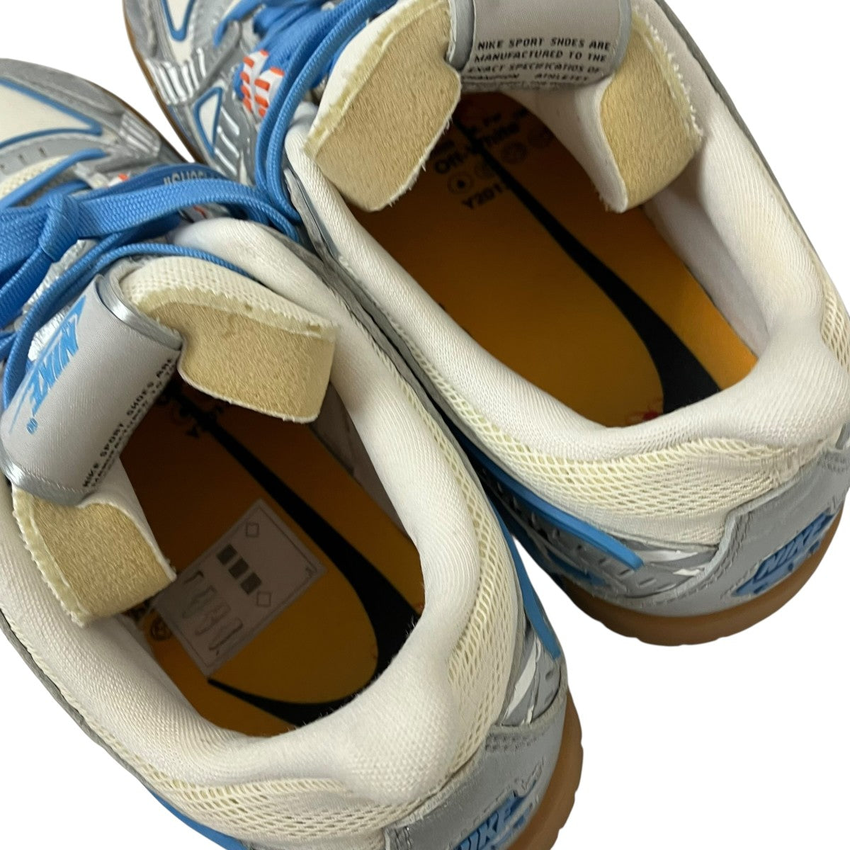 Air Rubber Dunk White University BlueスニーカーCU6015-100