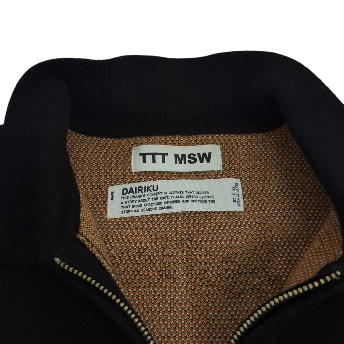 Ska Zip up Knit Poloジャケット23SS TTTK-1