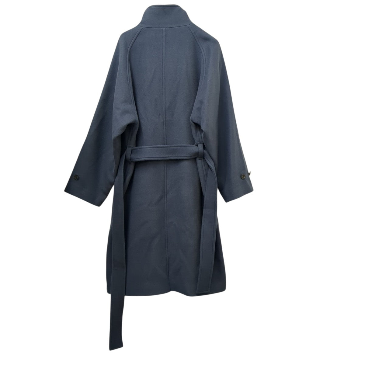 メルトンウール スタンドカラー ベルテッド コートコートRM232-021