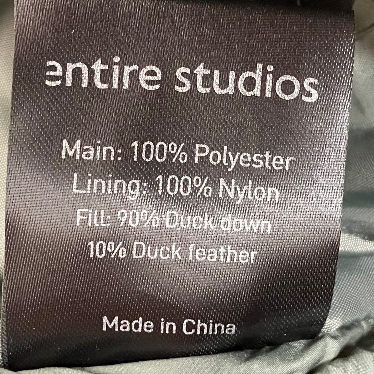 ENTIRE STUDIOS MML HOODED PUFFFER中綿ジャケット 古着・中古-8枚目のアイテム画像