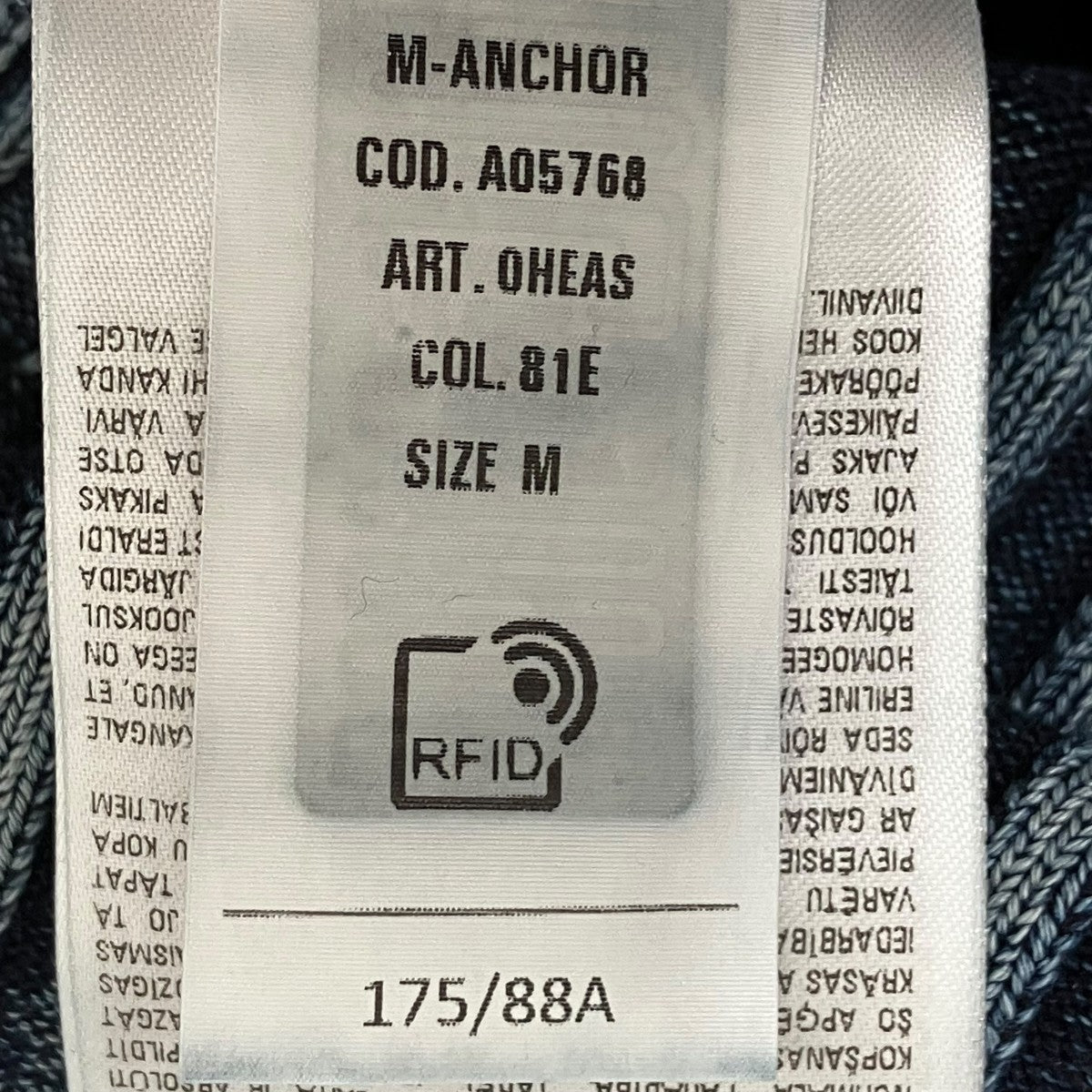 M-ANCHORリブニットA05768