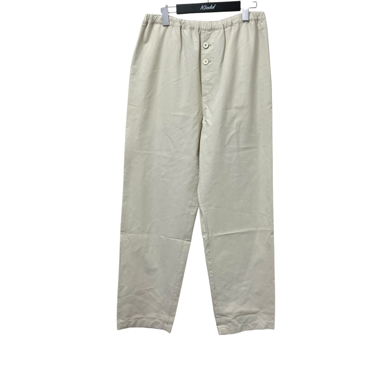 18SSTECHNO COTTON WIDE LEG TROUSERSイージーパンツJSUN310731